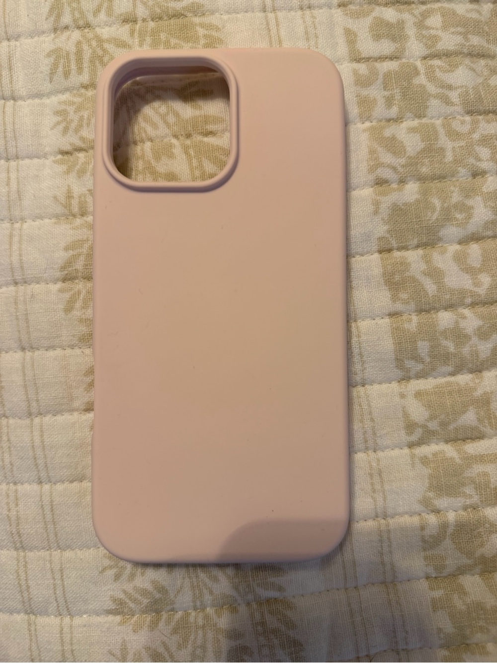 iPhone 16 pro max case Pink Silicone Phone Case - Unbranded